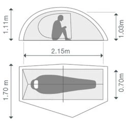 Exped Mira I HL - 1-Personen Zelt -Geschäft Für Campingausrüstung exped mira i hl 1 personen zelt detail 4