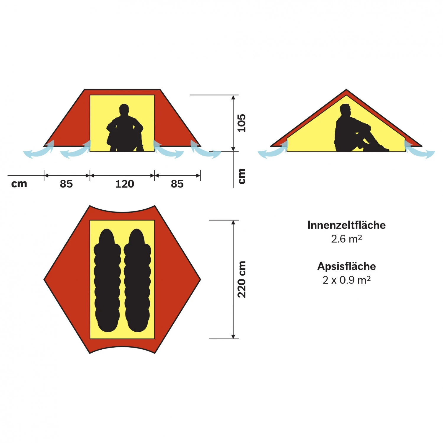 Hilleberg Anaris - 2-Personen Zelt 4 Hilleberg Anaris - 2-Personen Zelt – Bild 2