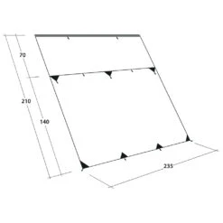 Outwell Hillcrest Tarp - Tarp -Geschäft Für Campingausrüstung outwell hillcrest tarp tarp detail 6