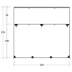 Outwell Hillcrest Tarp - Tarp -Geschäft Für Campingausrüstung outwell hillcrest tarp tarp detail 7
