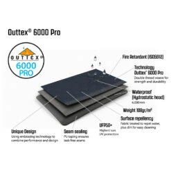 Outwell Nevada 5PE - 5-6 Personen Zelt -Geschäft Für Campingausrüstung outwell nevada 5pe 5 6 personen zelt detail 7