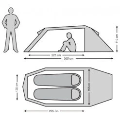 Stoic AdakSt. II 2P - 2-Personen Zelt -Geschäft Für Campingausrüstung stoic adakst ii 2p 2 personen zelt detail 12