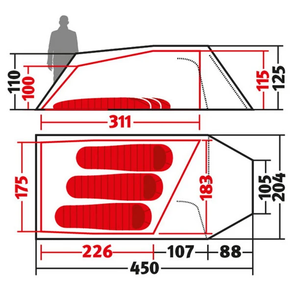 Wechsel Tempest 3 - 3-Personen Zelt 4 Wechsel Tempest 3 - 3-Personen Zelt – Bild 2